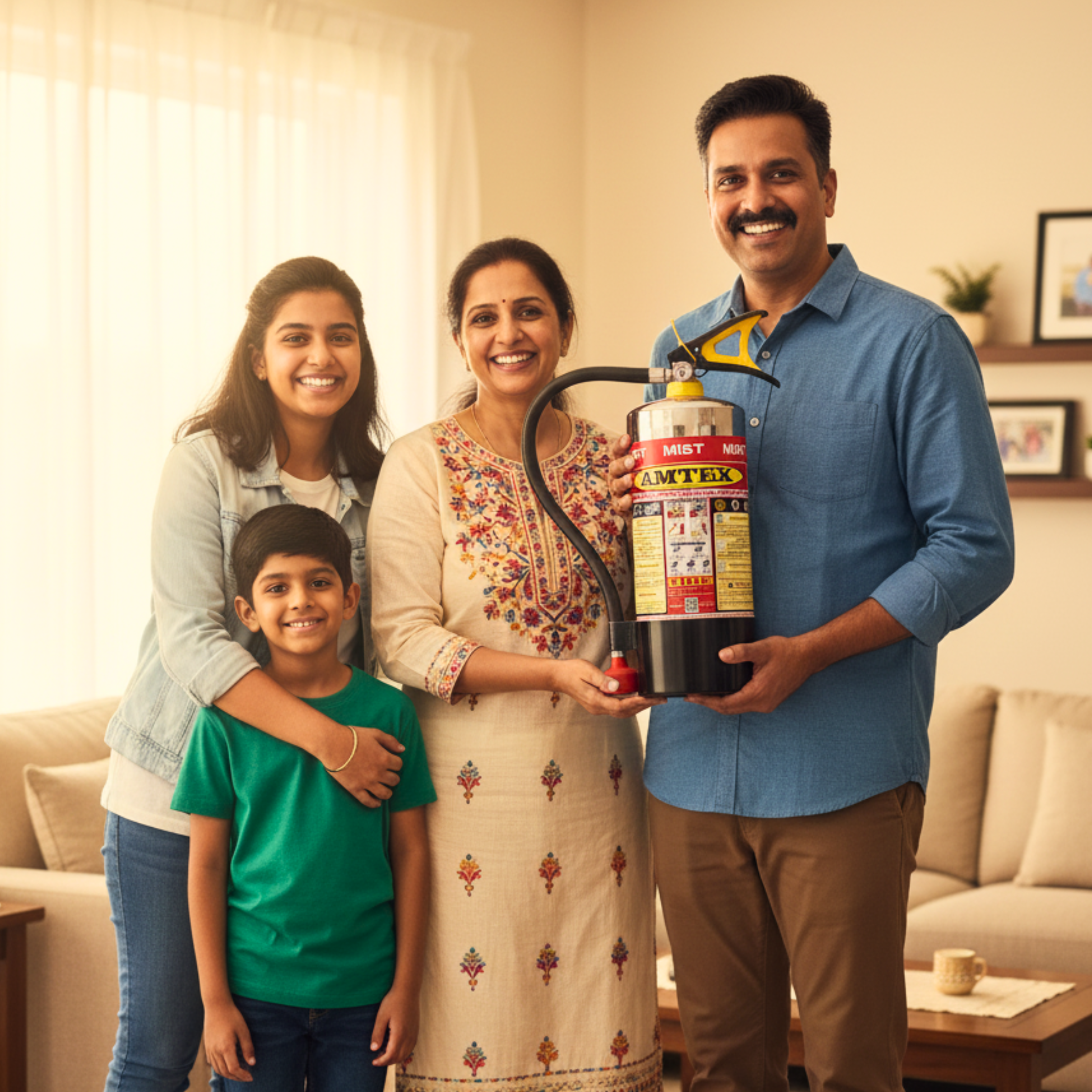 Amtex Mist Fire Extinguisher Slide 1